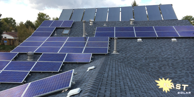 remove and remount solar panels